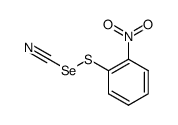 (2-nitro-phenyl)-selenocyanato-sulfane结构式