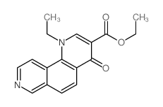 ethyl 1-ethyl-4-oxo-1,8-phenanthroline-3-carboxylate Structure