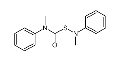 S-(N-methylanilino) N-methyl-N-phenylcarbamothioate Structure