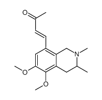 8-(Buten(1)on(3)yl)-1,2,3,4-tetrahydro-5,6-dimethoxy-2,3-dimethylisochinolin Structure