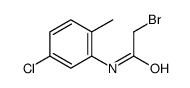2-bromo-N-(5-chloro-2-methylphenyl)acetamide结构式