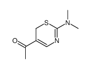 1-[2-(dimethylamino)-6H-1,3-thiazin-5-yl]ethanone Structure