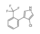 3-chloro-4-[2-(trifluoromethyl)phenyl]-1H-pyrrole Structure