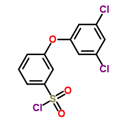 [3-(3,5-DICHLOROPHENOXY)PHENYL]SULFONYL CHLORIDE structure