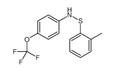 N-(2-methylphenyl)sulfanyl-4-(trifluoromethoxy)aniline Structure