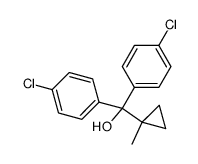 α-(1-methyl-cyclopropyl)-4,4'-dichlorobenzhydrol Structure