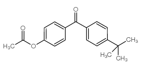 4-ACETOXY-4'-T-BUTYLBENZOPHENONE structure