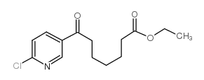 ETHYL 7-(6-CHLORO-3-PYRIDYL)-7-OXOHEPTANOATE Structure