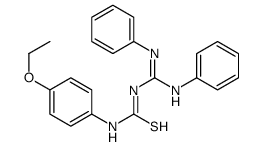 1-(dianilinomethylidene)-3-(4-ethoxyphenyl)thiourea结构式