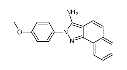 2-(4-methoxyphenyl)benzo[g]indazol-3-amine Structure