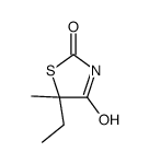 5-ethyl-5-methyl-1,3-thiazolidine-2,4-dione结构式