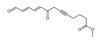 methyl 8,13-dioxotrideca-9,11-dien-5-ynoate Structure