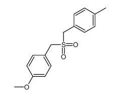 1-[(4-methoxyphenyl)methylsulfonylmethyl]-4-methylbenzene结构式