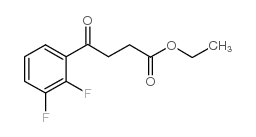 ETHYL 4-(2,3-DIFLUOROPHENYL)-4-OXOBUTYRATE Structure