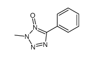 2-methyl-1-oxido-5-phenyltetrazol-1-ium结构式