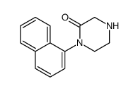 1-naphthalen-1-ylpiperazin-2-one Structure