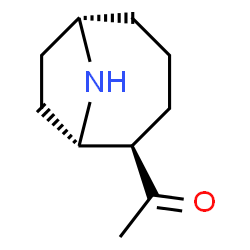 Ethanone, 1-(9-azabicyclo[4.2.1]non-2-yl)-, (1S-exo)- (9CI) picture