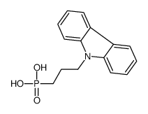 3-carbazol-9-ylpropylphosphonic acid结构式
