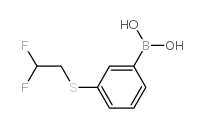 [3-(2,2-difluoroethylsulfanyl)phenyl]boronic acid结构式