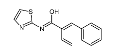 2-benzylidene-N-(1,3-thiazol-2-yl)but-3-enamide结构式