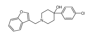 1-(1-benzofuran-3-ylmethyl)-4-(4-chlorophenyl)piperidin-4-ol Structure