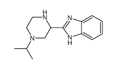 2-(4-isopropyl-piperazin-2-yl)-1H-benzoimidazole结构式