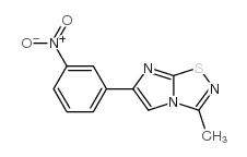 3-methyl-6-(3-nitrophenyl)imidazo[1,2-d][1,2,4]thiadiazole Structure