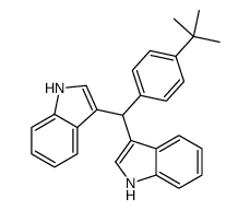 3-[(4-tert-butylphenyl)-(1H-indol-3-yl)methyl]-1H-indole结构式