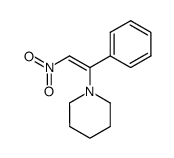 (Z)-1-(2-nitro-1-phenylvinyl)piperidine Structure