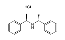 (R,R)-bis(α-methylbenzylamine) hydrochloride结构式