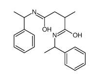 2-methyl-N,N'-bis(1-phenylethyl)butanediamide Structure