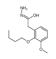 2-(2-butoxy-3-methoxyphenyl)acetohydrazide结构式