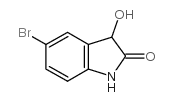 5-BROMO-3-HYDROXY-2-INDOLINONE Structure