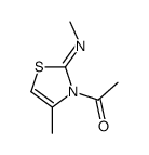 1-(4-methyl-2-methylimino-1,3-thiazol-3-yl)ethanone Structure