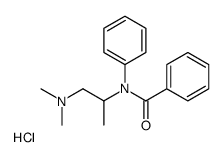 2-(N-benzoylanilino)propyl-dimethylazanium,chloride结构式
