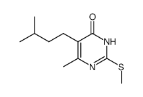 5-isopentyl-6-methyl-2-methylsulfanyl-3H-pyrimidin-4-one Structure
