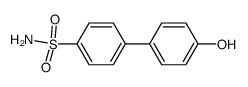 4'-Hydroxy-biphenyl-4-sulfonic acid amide结构式