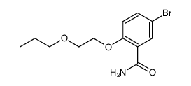 5-bromo-2-(2-propoxy-ethoxy)-benzoic acid amide Structure