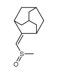 2-((methylsulfinyl)methylene)adamantane Structure