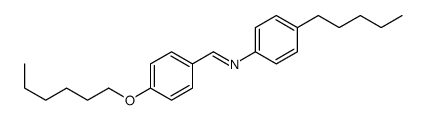 1-(4-hexoxyphenyl)-N-(4-pentylphenyl)methanimine结构式