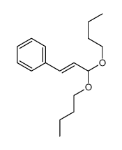 3,3-dibutoxyprop-1-enylbenzene Structure