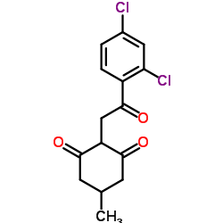 2-[2-(2,4-Dichlorophenyl)-2-oxoethyl]-5-methyl-1,3-cyclohexanedione结构式