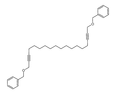 1,18-bis(benzyloxy)octadeca-2,16-diyne结构式