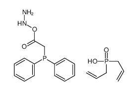 (Diphenylphosphinyl)acetic acid hydrazide mono(di-2-propenylphosphinat e) Structure