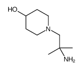 1-(2-Amino-2-methylpropyl)-4-piperidinol Structure