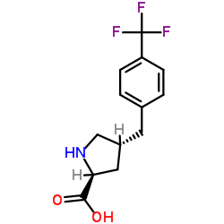 (2S,4R)-4-(4-(trifluoromethyl)benzyl)pyrrolidine-2-carboxylic acid picture