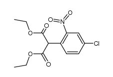 (4-Chlor-2-nitro-phenyl)-malonsaeure-diaethylester Structure