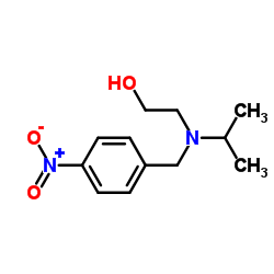 2-[Isopropyl(4-nitrobenzyl)amino]ethanol结构式