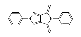 2,5-diphenyl pyrrolo[3,4-c]pyrazole-(2H,5H)-4,6-dione Structure