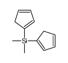 di(cyclopenta-1,3-dien-1-yl)-dimethylsilane结构式